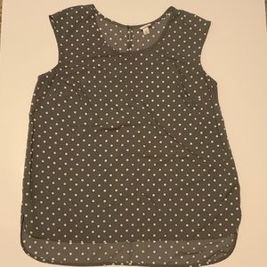 Merona Gray & White Top